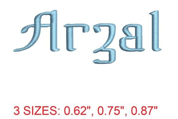 Arzal Embroidery Font: Elegance Meets Practicality for Small Business Branding