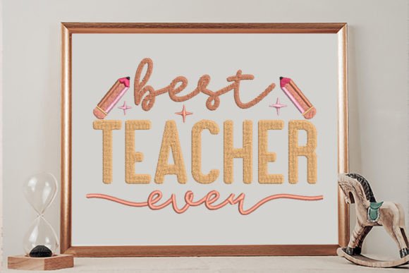 Best Teacher Ever Pencils: A Designer’s Review for Boutique Sweatshirt Embroidery