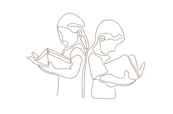 Children Reading: A Lightweight Embroidery Design Review