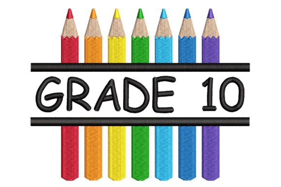Grade 10 Split Colored Pencils: An Embroidery Review