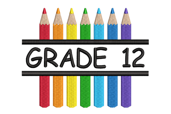 Grade 12 Split Colored Pencils Design Review