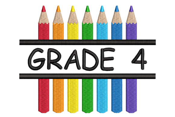 Grade 4 Split Colored Pencils Design Review