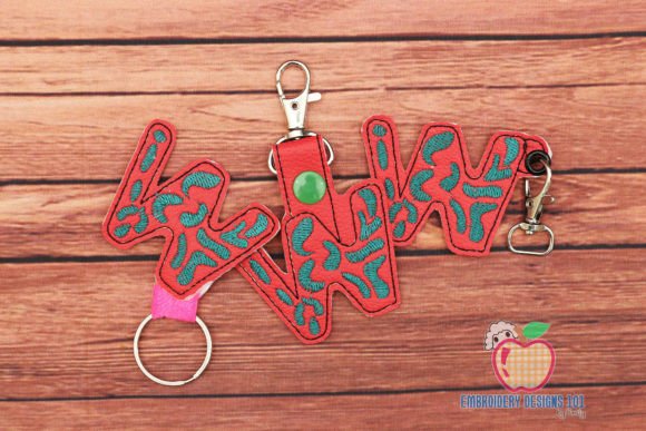 LETTERS W Keyfob ITH: Small Business Merch Review