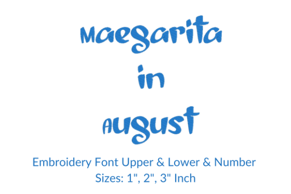Margarita in August Font: A Craft Fair Review