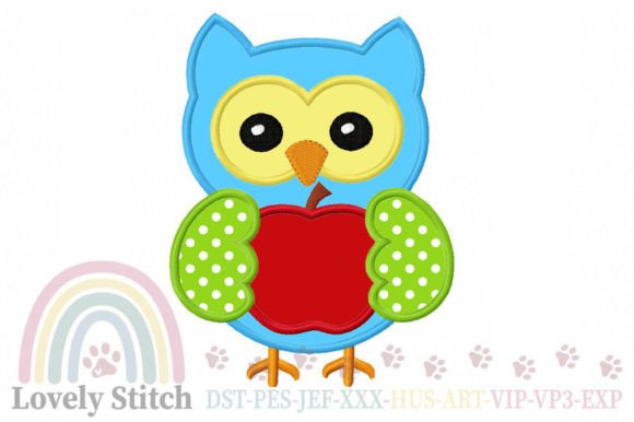 Owl Apple Embroidery Design: A Designer’s Review for Boutique Sweatshirts