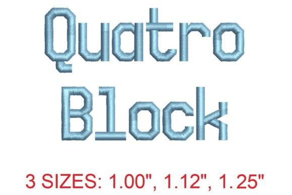 Quatro Block Embroidery Font: A Designer’s Honest Review for Boutique Sweatshirt Branding