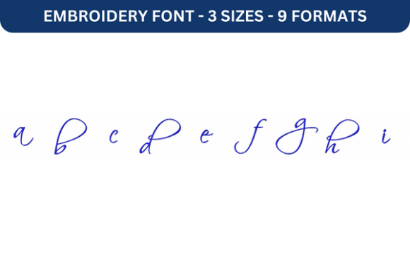 Scriptina Font Lower a to I: A Designer’s Review for Personalized Embroidery Gifts