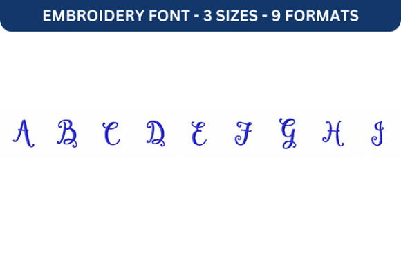 Secret Garden Font Upper A to I Review