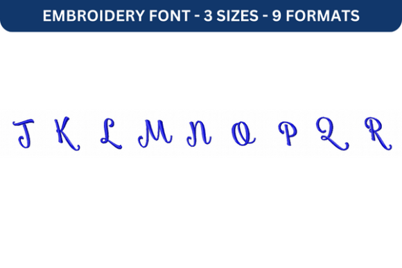 Smoothie Shoppe Font: Elegance Meets Versatility for Personalized Embroidery