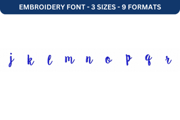 Sugar Plums Font Lower J to R: A Craft Fair Embroidery Designer’s Honest Review