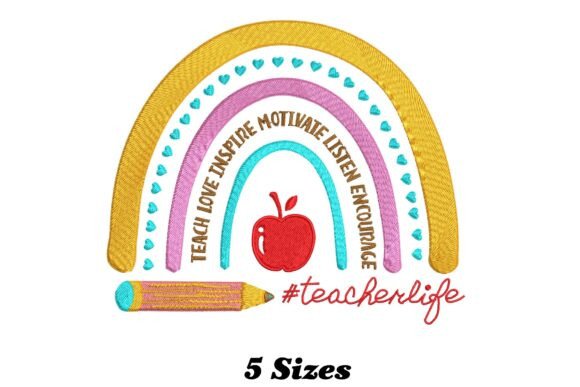 Teach Love Inspire Rainbow: Sweatshirt Design Review