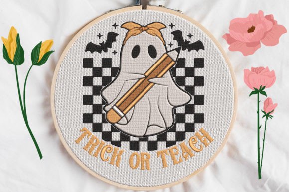 Trick or Teach Ghost Holding Pencil Review